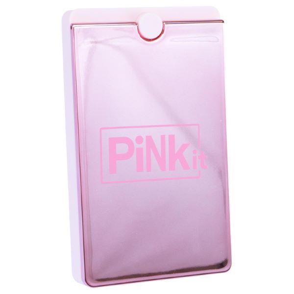 Imagen de Mini Espejo Maquillaje Pink It . Con 8 sombras de ojos y un aplicador de doble punta.