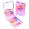 Imagen de Mini Espejo Maquillaje Pink It . Con 8 sombras de ojos y un aplicador de doble punta.