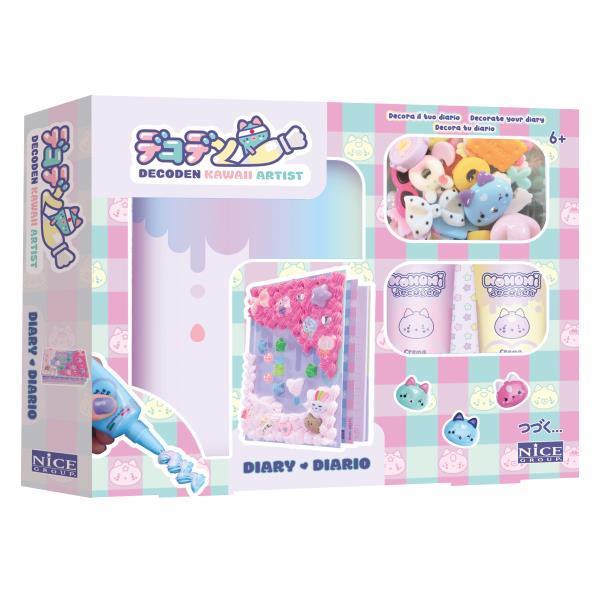 Imagen de Decoden Diario. Set para decorar con crema. Incluye 2 cremas, boquillas, espátula ,pinzas, amuletos y pompones.