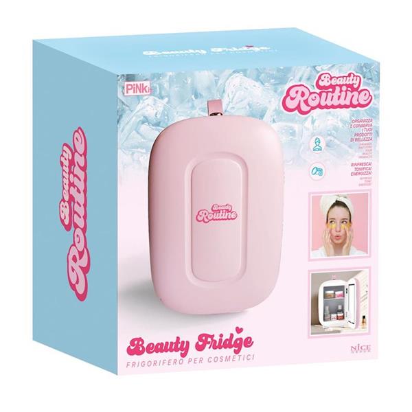 Imagen de Frigorifico Nevera Beauty 5 Litros.  Para organizar y refrescar tus productos de rutina de belleza. Cable de carga incluida.