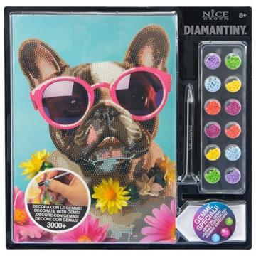 Imagen de Diario Crystal Art Diamantiny Surtido 4  Realiza mosaicos con gemas de colores en 3D 32x32x2,4 cm - Modelos surtidos