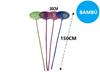 Imagen de Salabre de Bambú 150x30 cm colores surtidos (verde, morado, rosa o azul) - Modelos surtidos