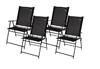 Imagen de Pack de 4 Sillas Jardin Plegables 47X64X95 Cm Textileno 2X1