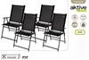 Imagen de Pack de 4 Sillas Jardin Plegables 47X64X95 Cm Textileno 2X1