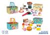 Imagen de Cesta picnic con accesorios 23x23x16cm mod. sdos - Modelos surtidos