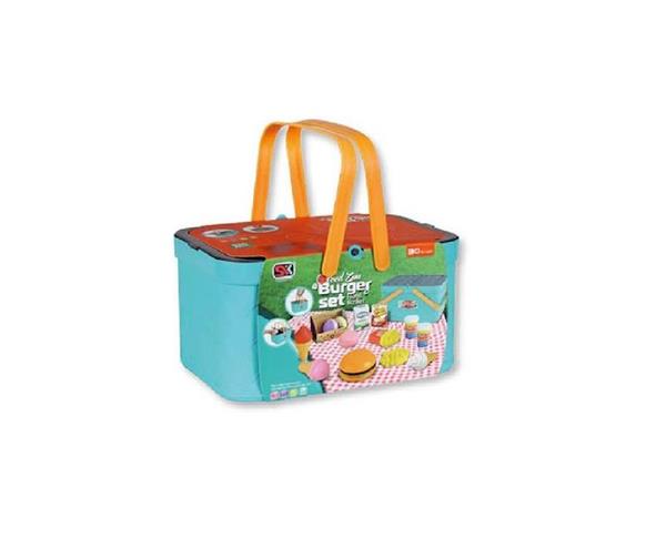 Imagen de Cesta picnic con accesorios 23x23x16cm mod. sdos - Modelos surtidos