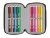 Imagen de Plumier Triple 37 Pcs Monster High "Drama" 12,5X19,5X5,5Cm