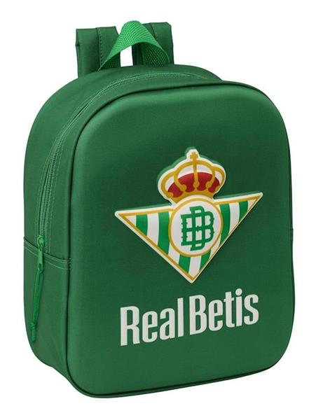Imagen de MOCHILA GUARDERIA 3D BOLSILLO RED REAL BETIS BALOMPIE 22X27X10 CM
