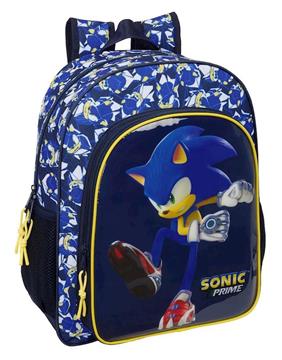 Imagen de Mochila Junior Adaptable a Carro Sonic "City" 32X38X12Cm
