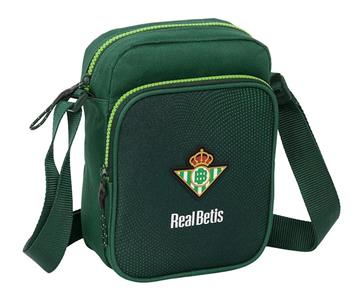 Imagen de BANDOLERA PEQUEÑA RESISTENTE AGUA REAL BETIS BALOMPIE 16X22X6 CM