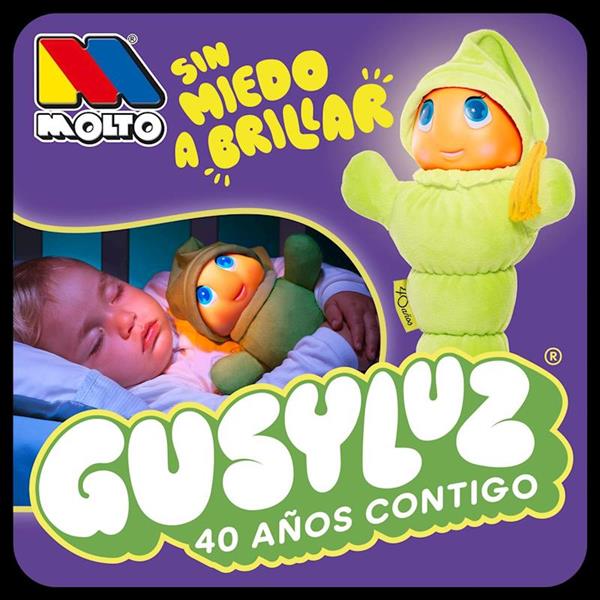 Imagen de Muñeco Gusi Luz Dos Caras 40 Aniversario 28 cm