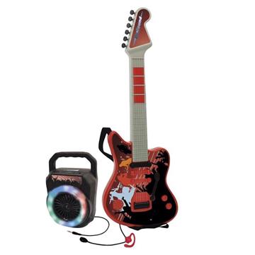 Imagen de Guitarra electronica 58x30x10 cm y bafle real con Bluetooth Dr. Sound Rock