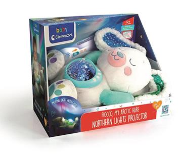 Imagen de Peluche Conejito Polar Aurora Boreal con luz y sonidos.