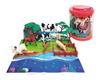 Imagen de Bote animales Granja de juguete 22x17cm