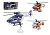Imagen de Helicóptero Policía, Bomberos o Emergencias con luces y sonidos, multifunción 34x12x8cm mod. sdos. - Modelos surtidos