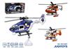 Imagen de Helicóptero Policía, Bomberos o Emergencias con luces y sonidos, multifunción 34x12x8cm mod. sdos. - Modelos surtidos