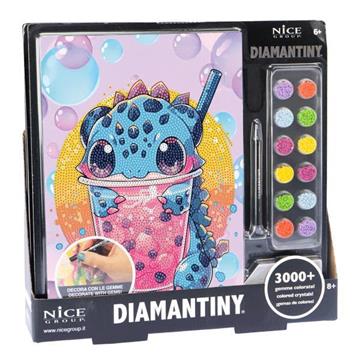 Imagen de Diario Crystal Art Diamantiny Level Up 13 con gemas de colores 3D 32X32X2,4 CM