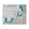 Imagen de Silla playa aluminio multiposicion rayas con reposacabezas 25 cm, almohadilla y bolso lateral, 80x65x45cm, 25 cm altura asiento.