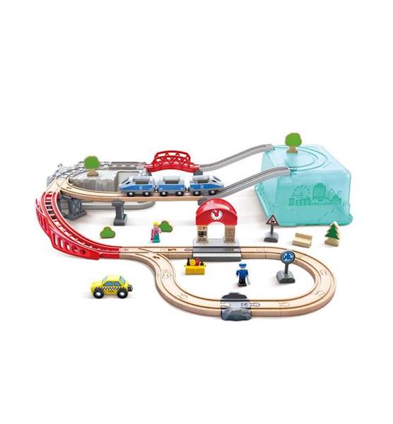 Imagen de Juego de Bloques de Construcción Tren de Ciudad 84.20x75.60x19.10 cm