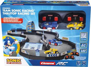 Imagen de Pista Carreras Team Sonic Racing Incluye 2 coches radio control  escala 1:43, 2,4Ghz