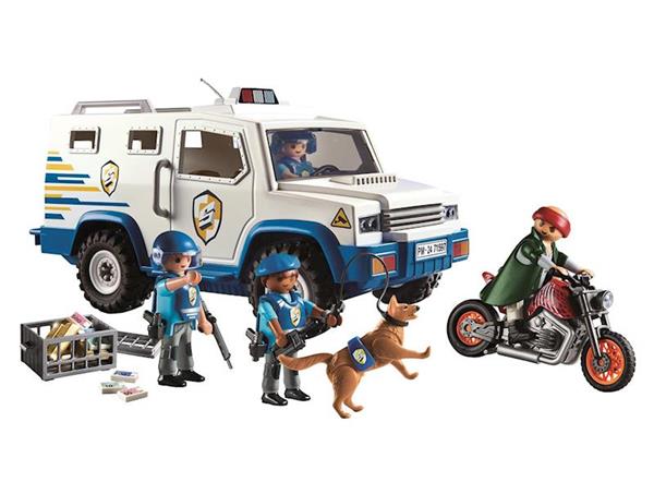 Imagen de Transporte dinero policía playmobil