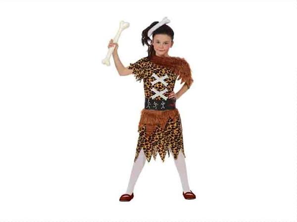 Imagen de Disfraz Infantil Niña Cavernícola Talla 5-6 Años Atosa