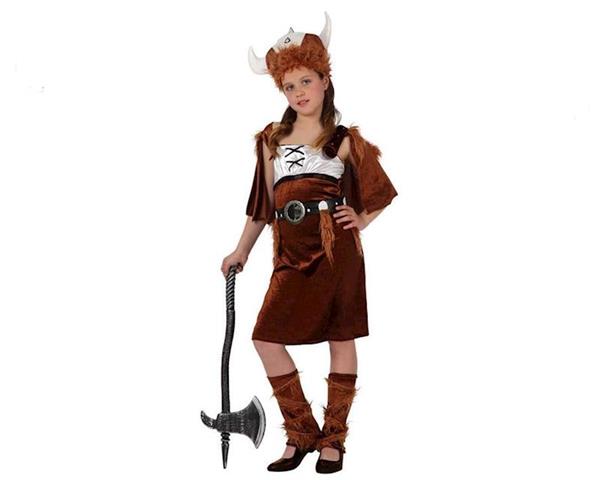 Imagen de Disfraz Infantil Niña Vikinga Talla 5-6 Años Atosa