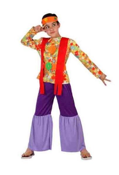 Imagen de Disfraz Infantil De Hippie Niño Talla 10-12 Años Atosa