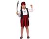 Imagen de Disfraz Infantil Niña Pirata Rojo Talla 5-6 años Atosa