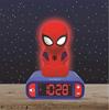 Imagen de Despertador Digital Spiderman con Radio y Luz 3D