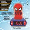 Imagen de Despertador Digital Spiderman con Radio y Luz 3D