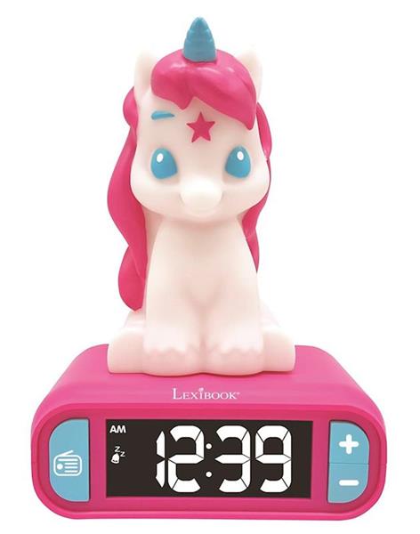 Imagen de Despertador Digital Unicornio con Radio y Luz 3D