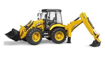 Imagen de Retroexcavadora Jcb 5Cx con doble pala y acristalada 41x17x25 cm
