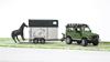 Imagen de Coche Land Rover con transporte caballos Bruder
