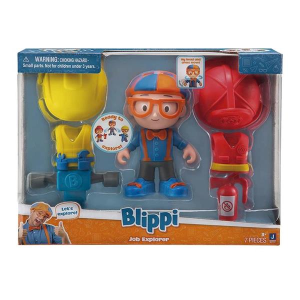 Imagen de Blippi Figura Profesiones 13 Cm