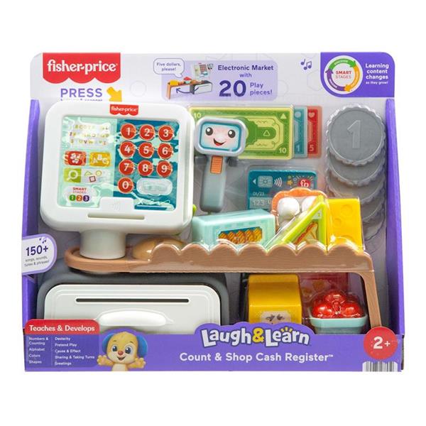 Imagen de Caja Registradora Fisher-Price con Canciones , sonidos y accesorios. 25x33x9 cm