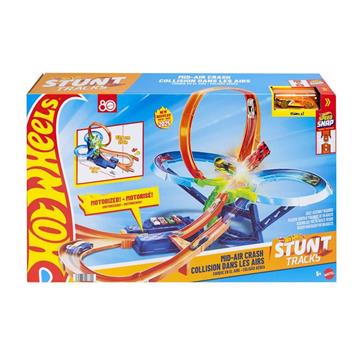 Imagen de Pista Hot Wheels Big Air Crash. Incluye coche escala 1:64. 68,70x62,50x85,90 cm
