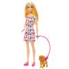 Imagen de Barbie Muñeca con 2 Perros y Accesorios para Mascotas Mattel