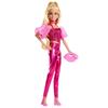 Imagen de Muñeca Barbie Deluxe Metalizada con corset rosa.