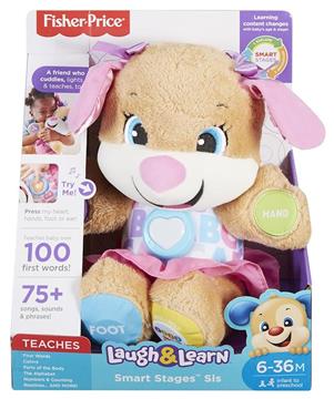 Imagen de Fisher Price Perrita Primeros Descubrimientos Mattel