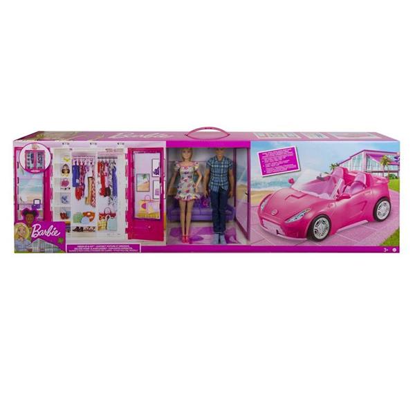 Imagen de Muñeca Barbie Y Ken Con Coche Descapotable Y Armario