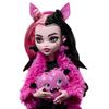 Imagen de Monster High Fiesta de Pijamas Dráculaura Muñeca Articulada con Mascota y Accesorios Mattel
