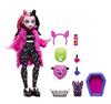 Imagen de Monster High Fiesta de Pijamas Dráculaura Muñeca Articulada con Mascota y Accesorios Mattel