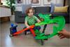 Imagen de Pista Hot Wheels Monster Trucks Sharks vs Dinos Dragon Destruction. Incluye 2 coches. 53,34x60x35,56 cm