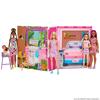 Imagen de Barbie Getaway House Muñeca y Juego de Casa con 4 Áreas de Juego y Accesorios