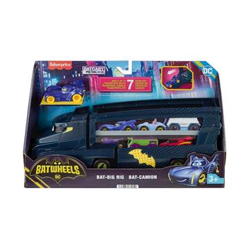 Imagen de Batwheels DC Batcamión con Rampa Portacoches Mattel