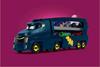 Imagen de Batwheels DC Batcamión con Rampa Portacoches Mattel