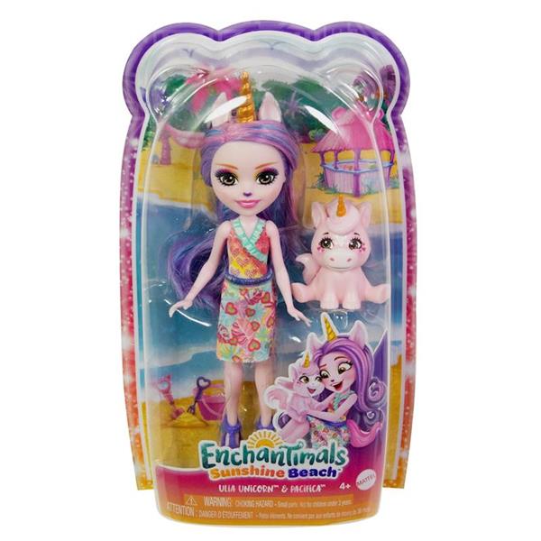 Imagen de Enchantimals Muñecas Sunshine Beach con Mascota y Accesorios Mattel