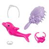 Imagen de Barbie Malibú Muñeca Sirena Cambia de Color con Accesorios Mattel