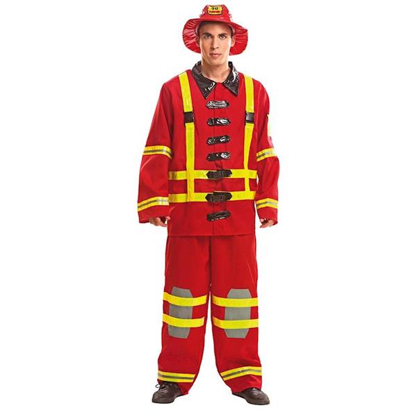 Imagen de Disfraz Hombre Adulto Bombero talla M-L Viving Costumes